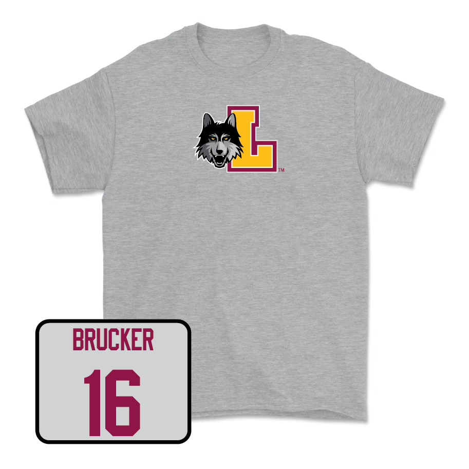 Sport Grey Women's Volleyball Athletic Tee  - Jordan Brucker