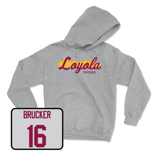 Sport Grey Women's Volleyball Skyline Hoodie  - Jordan Brucker