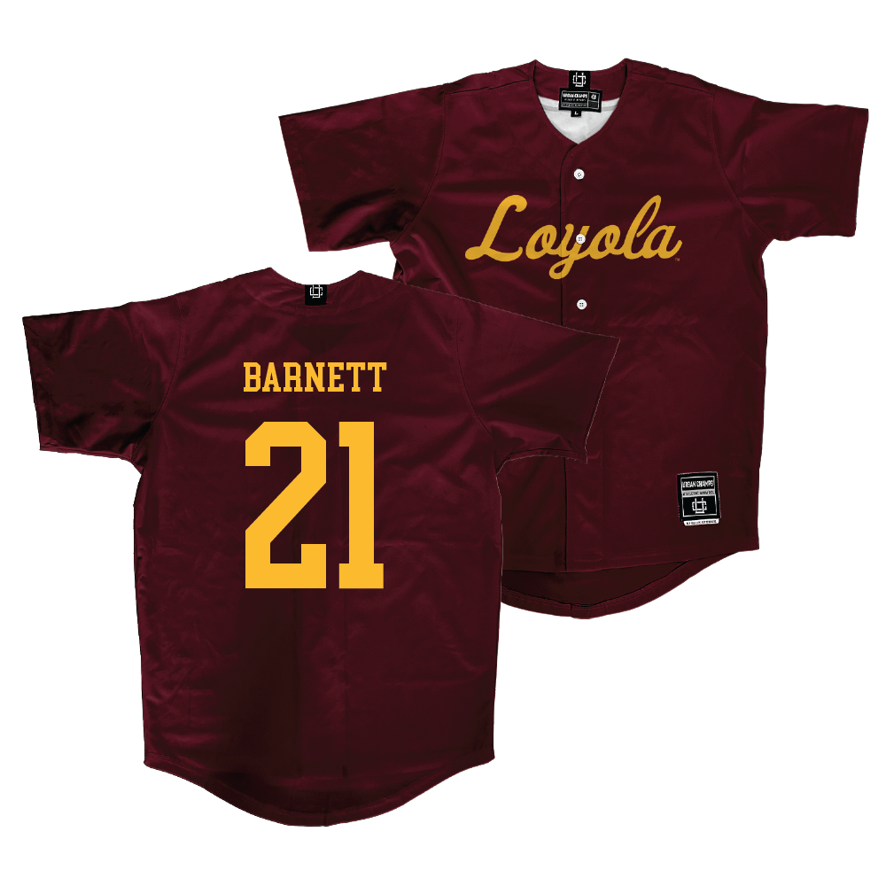 Loyola Softball Maroon Jersey - Sydney Barnett | #21