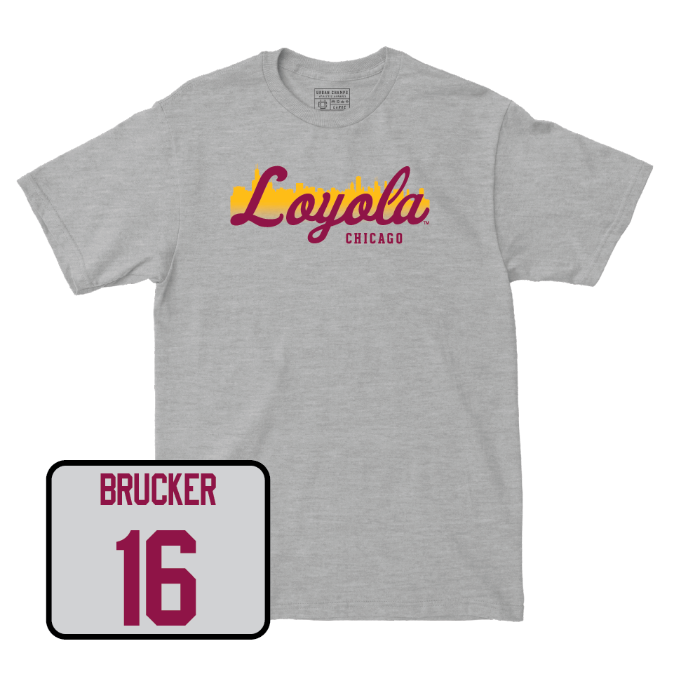 Sport Grey Women's Volleyball Skyline Comfort Colors Tee  - Jordan Brucker