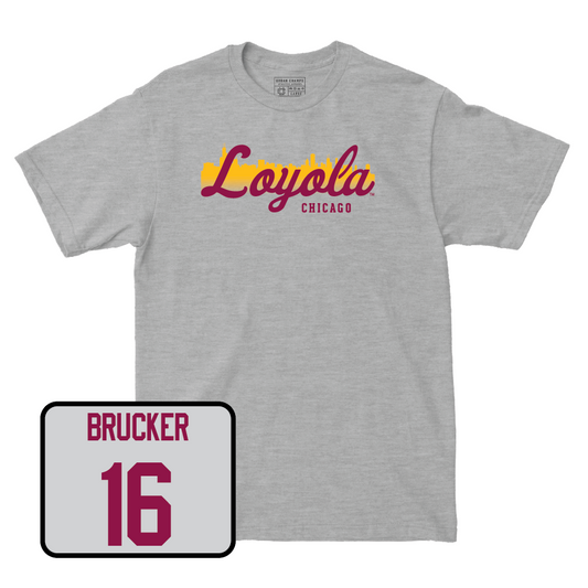 Sport Grey Women's Volleyball Skyline Comfort Colors Tee  - Jordan Brucker