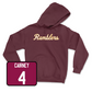 Maroon Men's Soccer Script Hoodie  - TJ Cairney