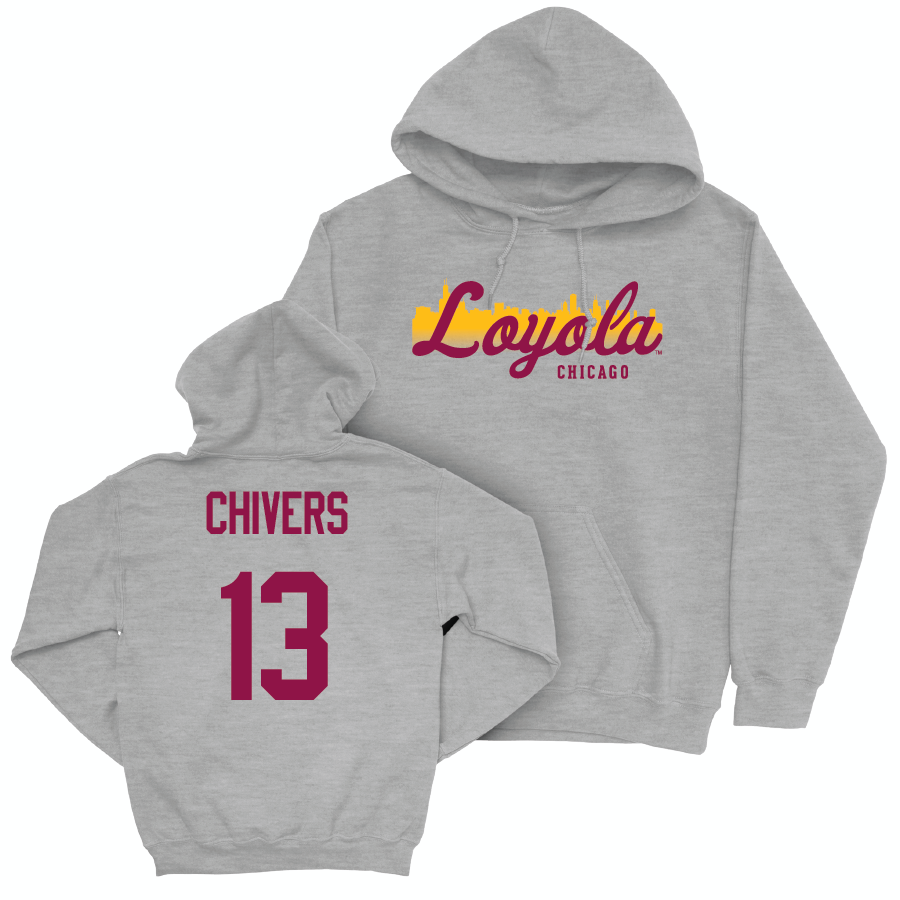 Sport Grey Women's Basketball Skyline Hoodie  - Kira Chivers