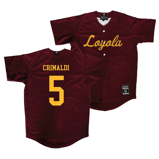Loyola Softball Maroon Jersey - Bella Crimaldi  | #5