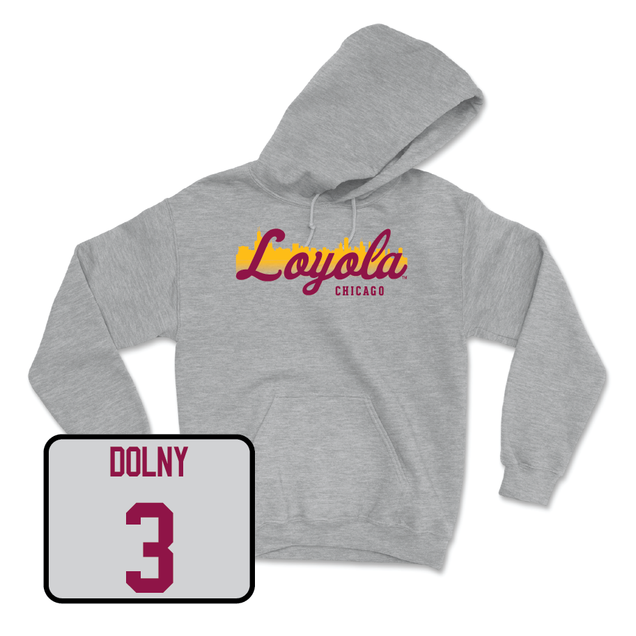 Sport Grey Women's Basketball Skyline Hoodie  - Holly Dolny