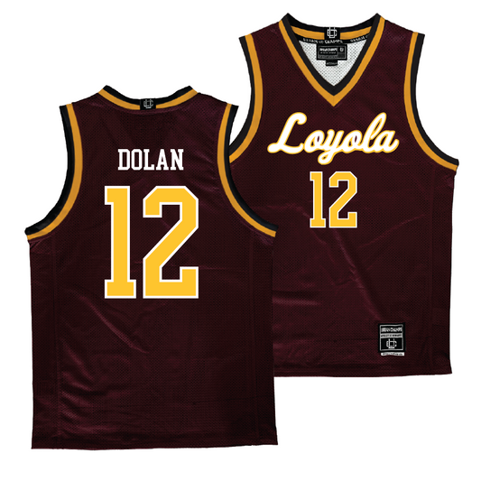 Loyola Men's Maroon Basketball Jersey  - Greg Dolan