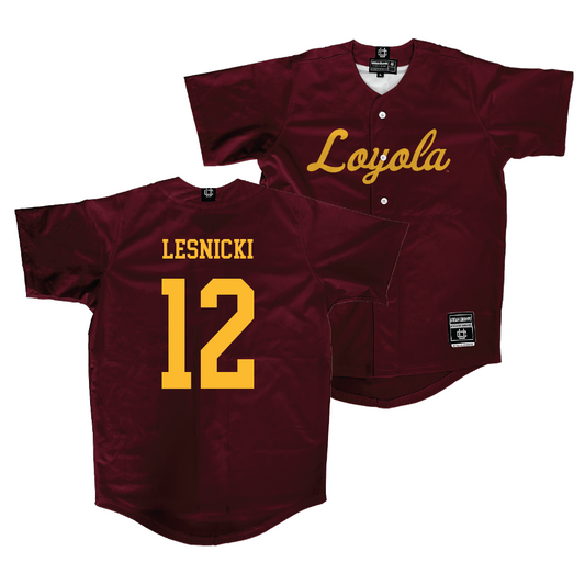 Loyola Softball Maroon Jersey  - Nat Lesnicki
