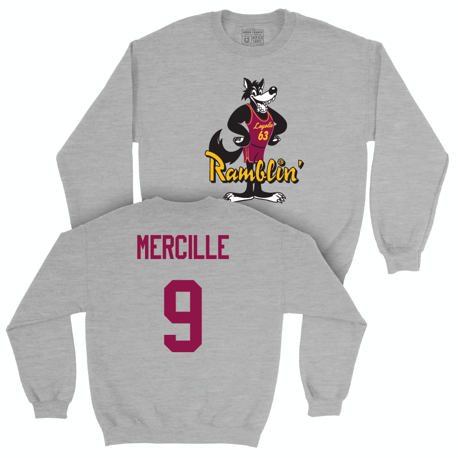 Sport Grey Women's Basketball Ramblin' Crew  - Rosalie Mercille