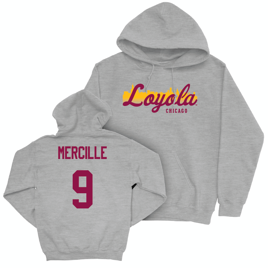 Sport Grey Women's Basketball Skyline Hoodie  - Rosalie Mercille