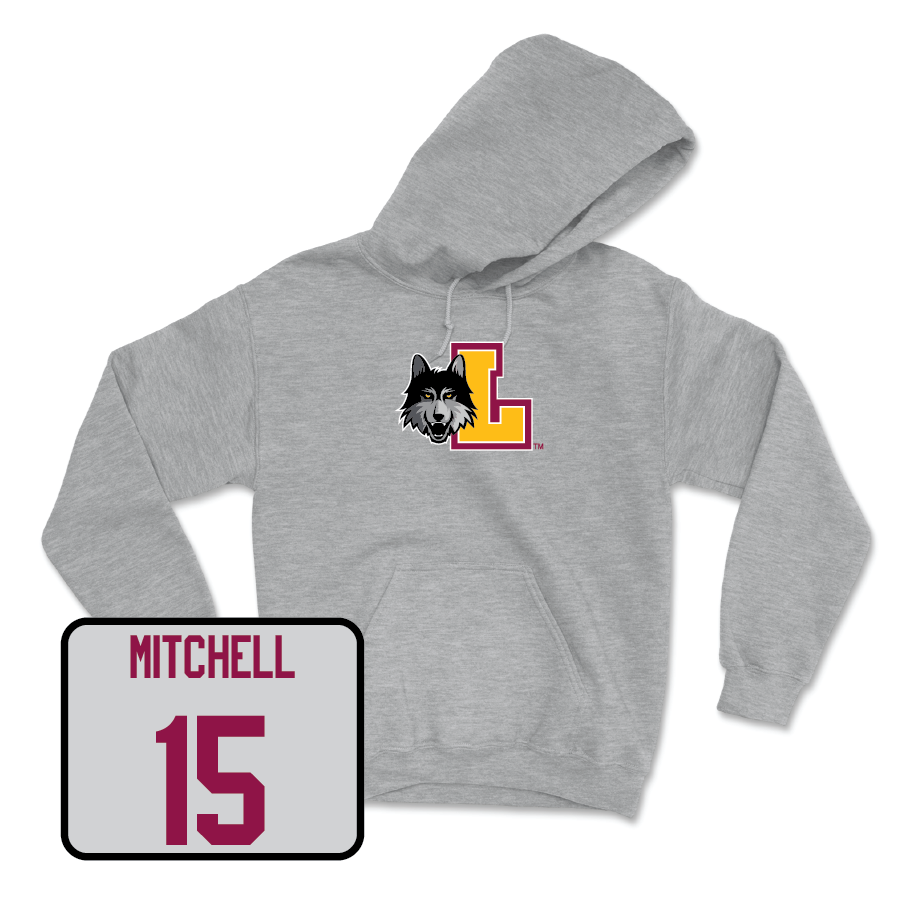 Sport Grey Softball Athletic Hoodie  - Katie Mitchell