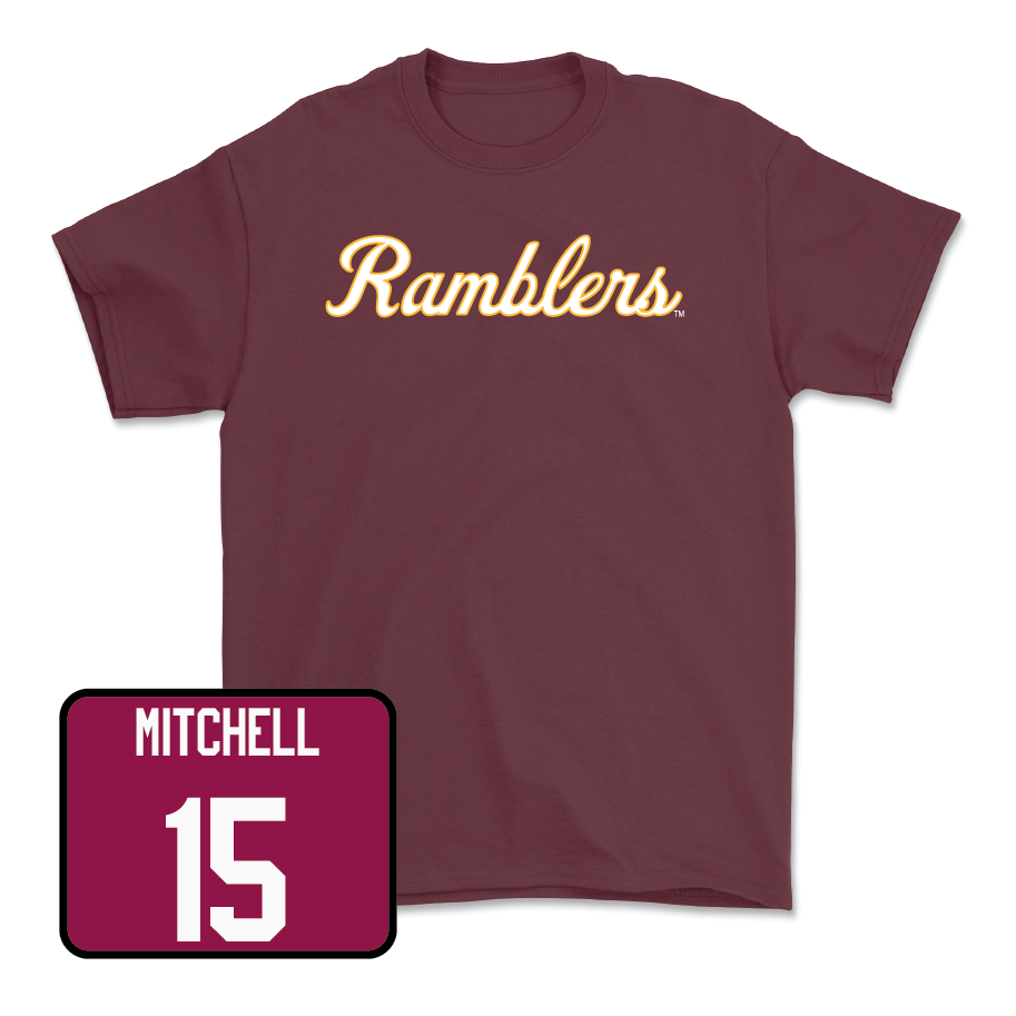 Maroon Softball Script Tee  - Katie Mitchell