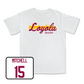 White Softball Skyline Comfort Colors Tee  - Katie Mitchell