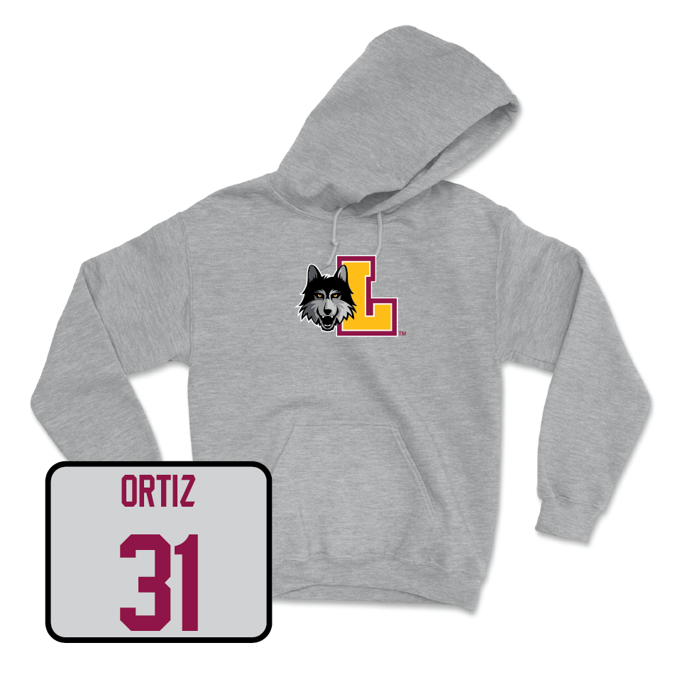 Sport Grey Men's Soccer Athletic Hoodie - Alex Ortiz