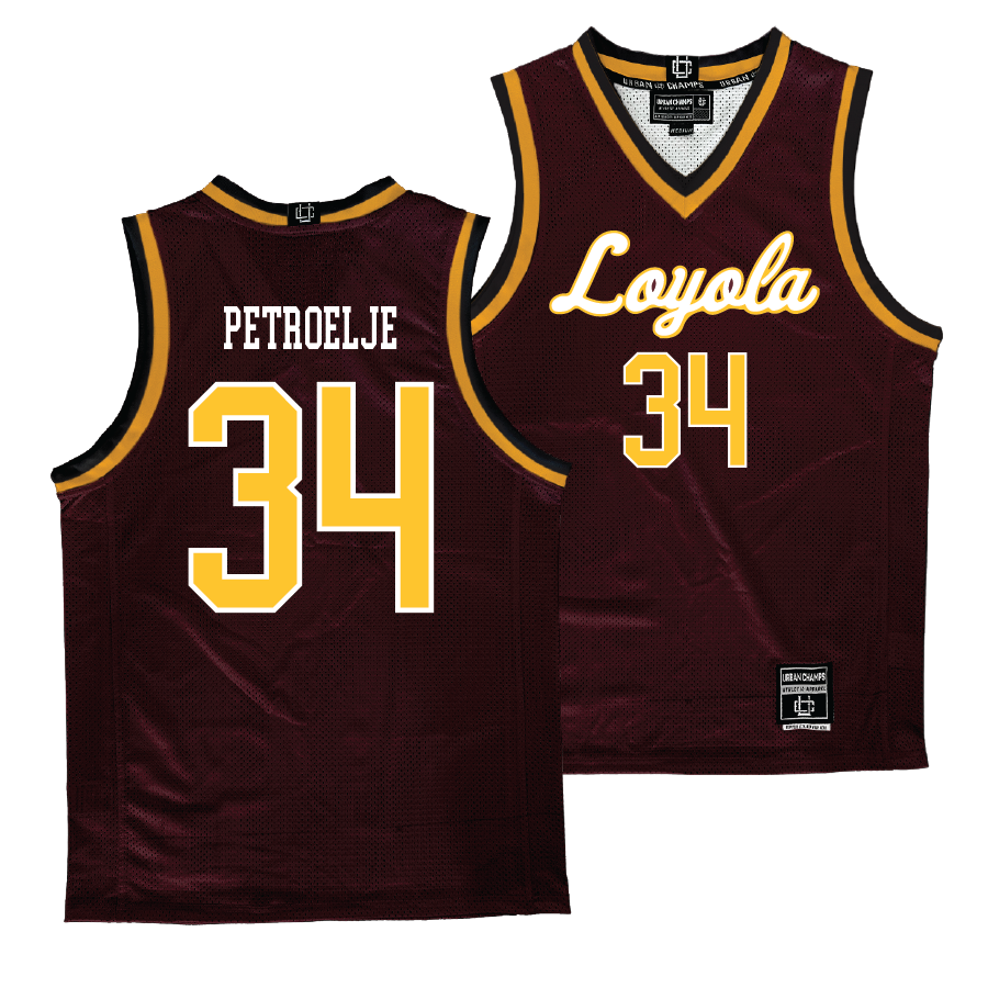 Loyola Women's Maroon Basketball Jersey - Maddie Petroelje | #34