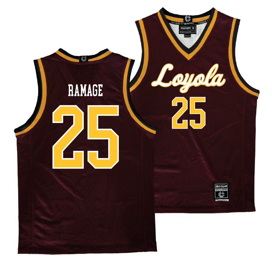 Loyola Women's Maroon Basketball Jersey - Mallory Ramage | #25