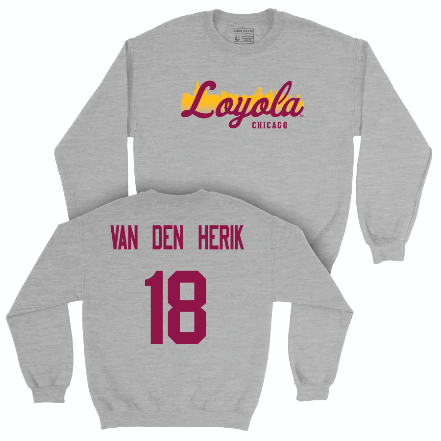 Sport Grey Women's Volleyball Skyline Crew  - Claire Van Den Herik