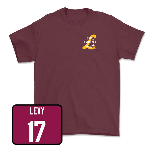 Maroon Women's Soccer LUC Tee - Dylan Levy