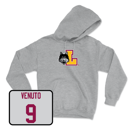 Sport Grey Women's Volleyball Athletic Hoodie